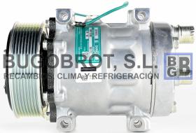 Compresor estándar 50-6111Q - COMPRESOR SD7H15  H-O  P8  119 MM. 24V SUJ. DIRECTA QUE