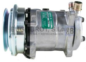 Compresor estándar 50-6674 - COMP. SANDEN SD5H14 A1 122MM. 12V VERTICAL ORING