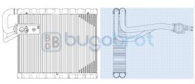  70-PEV353 - BATERIA EVAPORADORA PEUGEOT 307 (230X260X40)